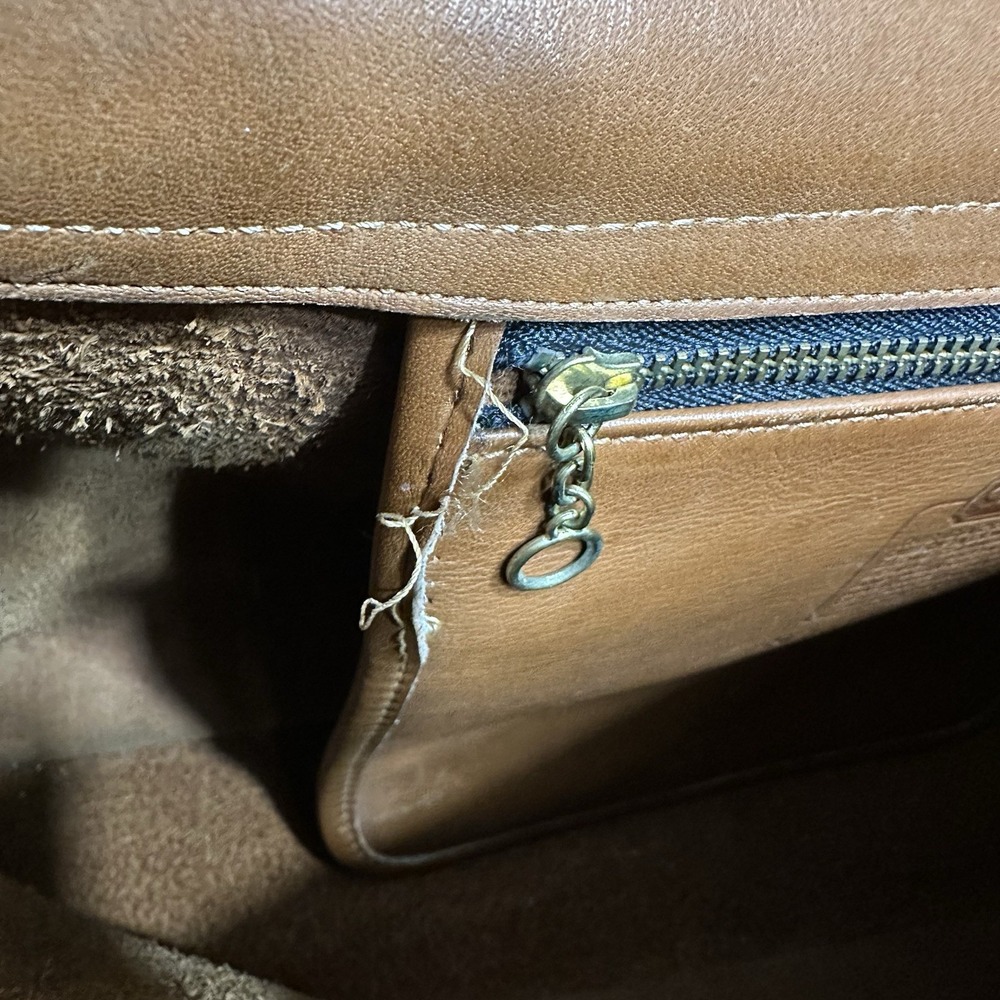 Vintage Coach Brown‎ Leather Briefcase 040-0104 Messenger Bag - Picture 15 of 16